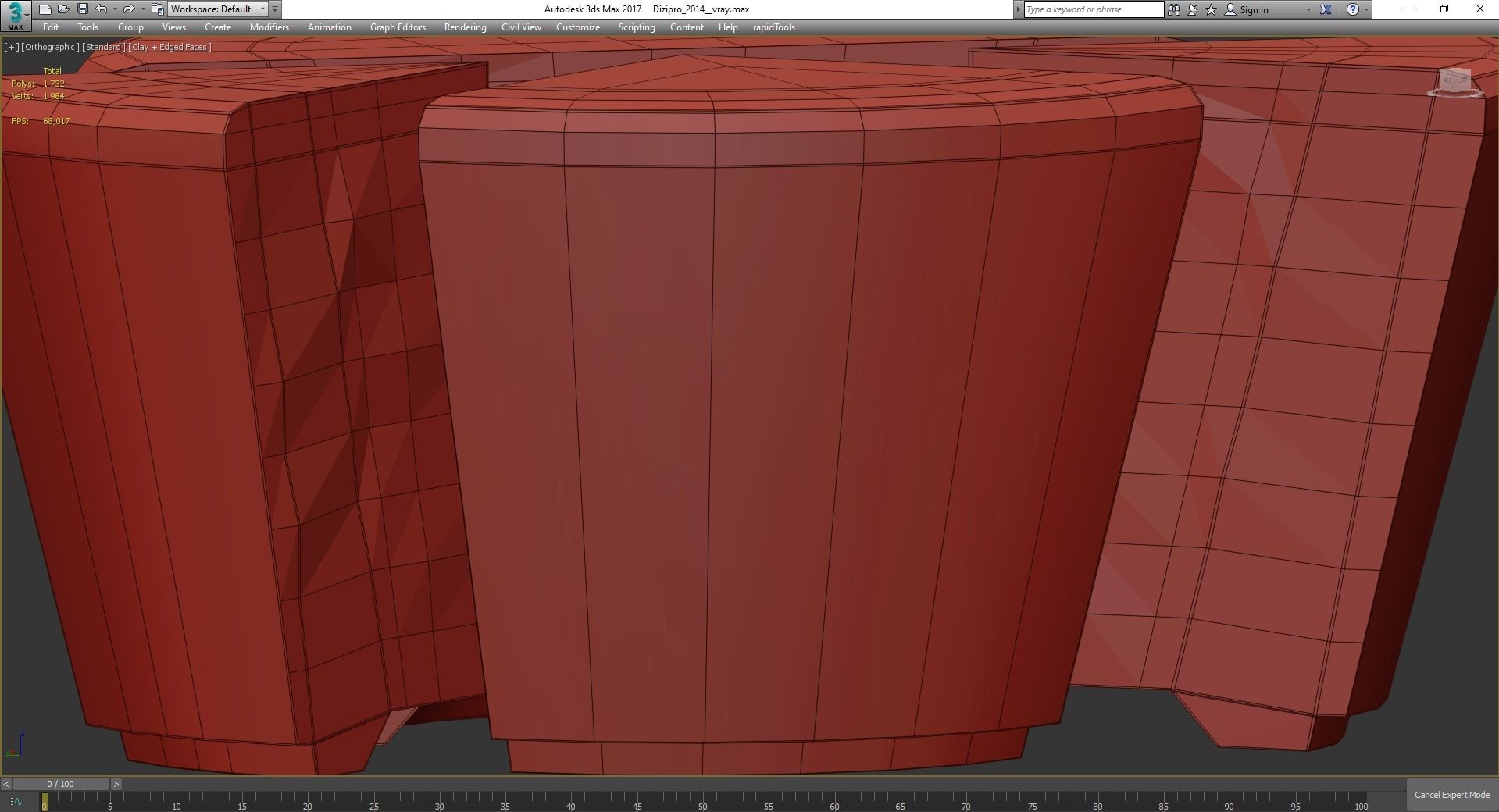 Coffee Table - Davide Rizzo 3d model Low-poly 3D model_2