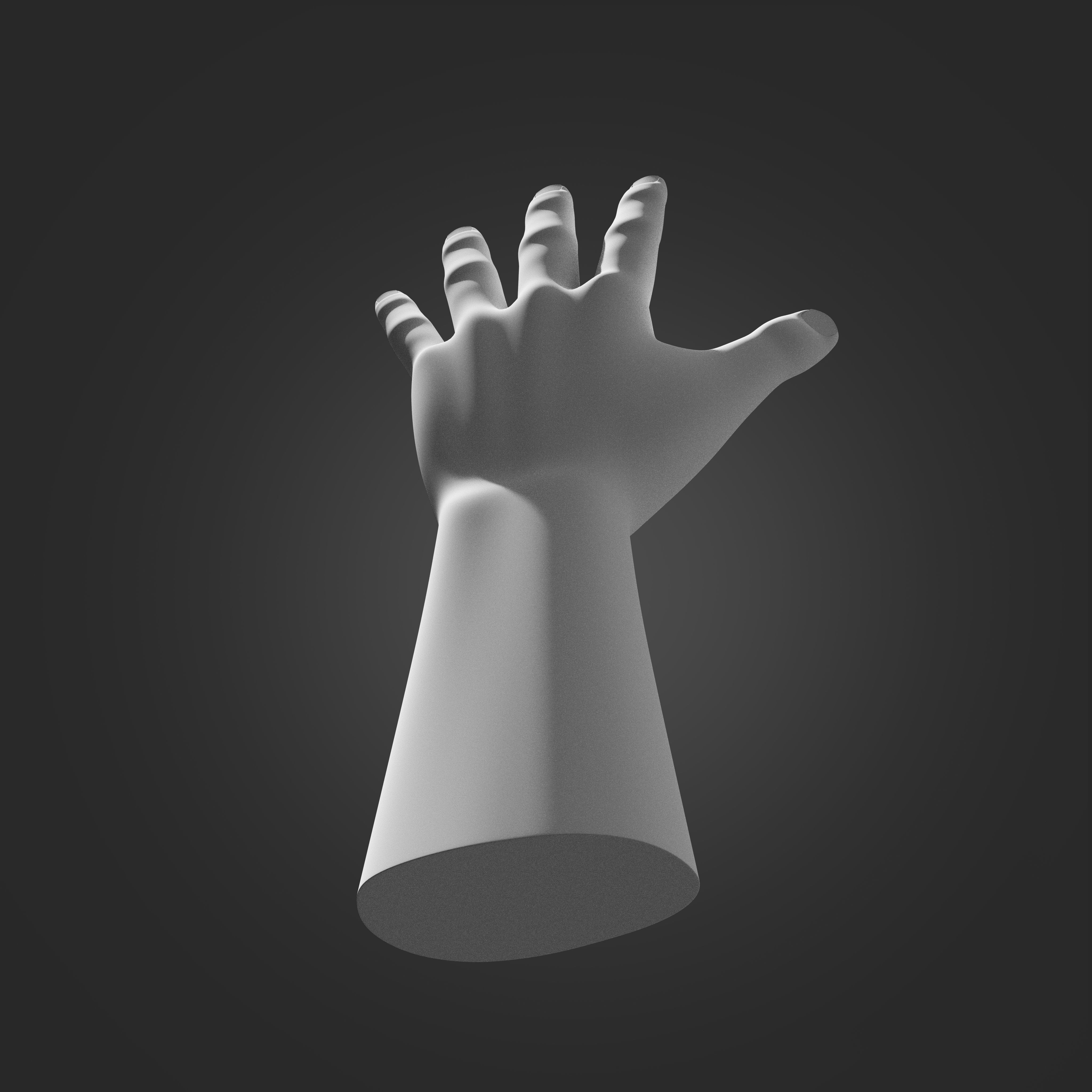 Hand Model 3D print model_4