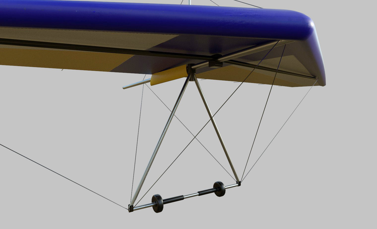 Hang Glider Low-poly 3D model Low-poly 3D model_2