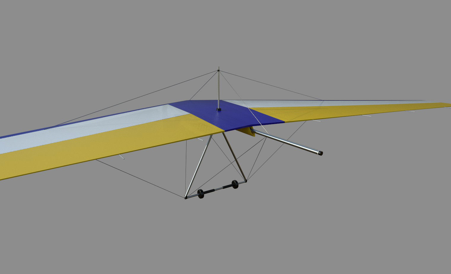 Hang Glider Low-poly 3D model Low-poly 3D model_6