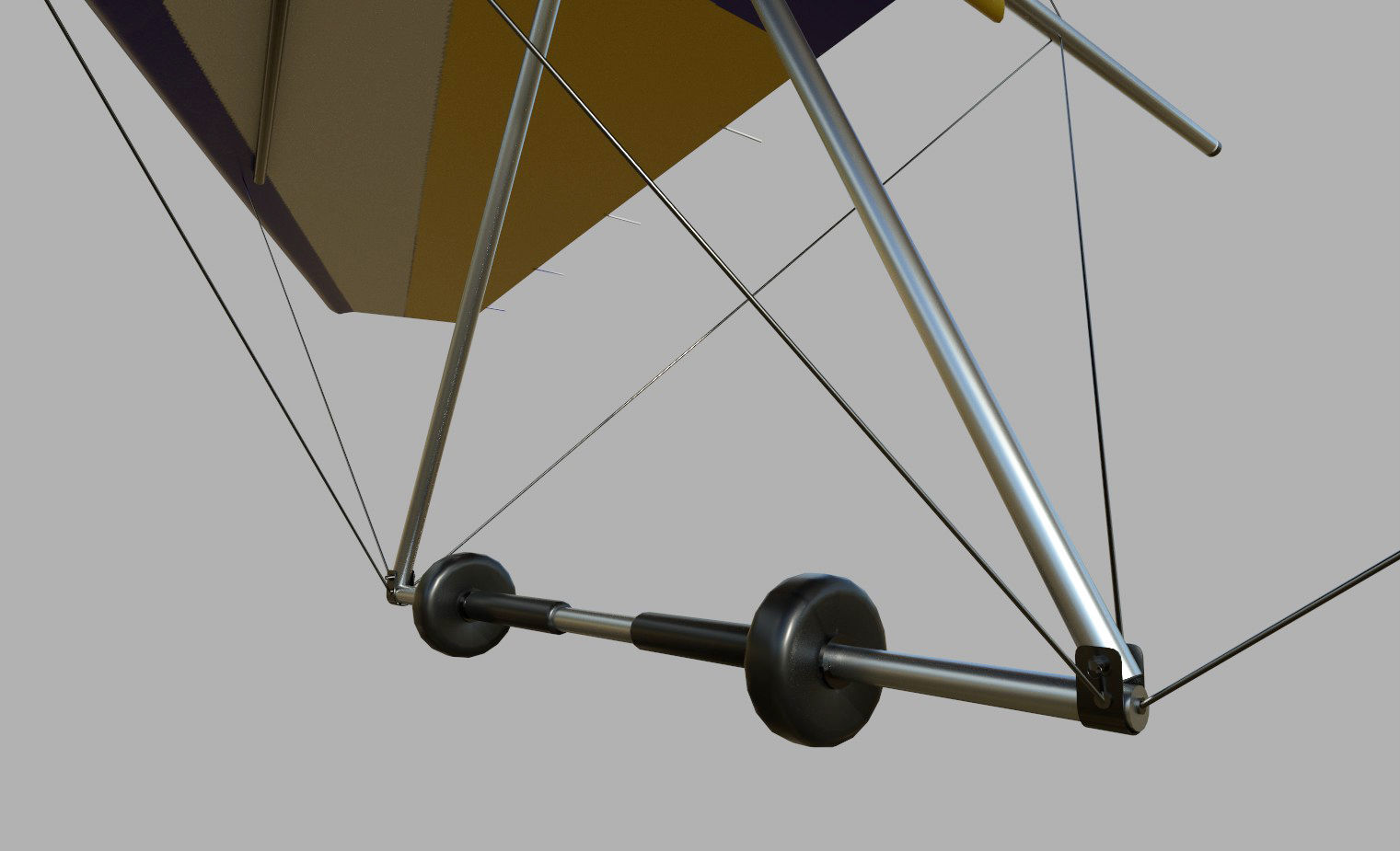 Hang Glider Low-poly 3D model Low-poly 3D model_4