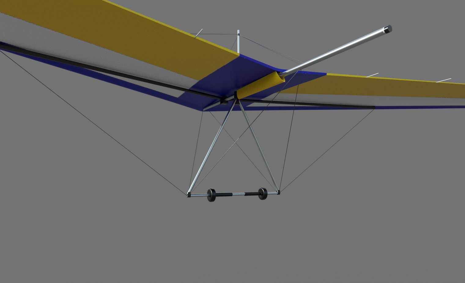 Hang Glider Low-poly 3D model Low-poly 3D model_5