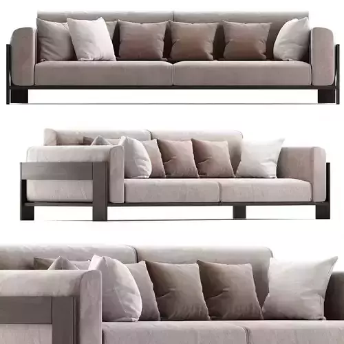 Knoll Bastiano Sofa 3d model Low-poly 3D model