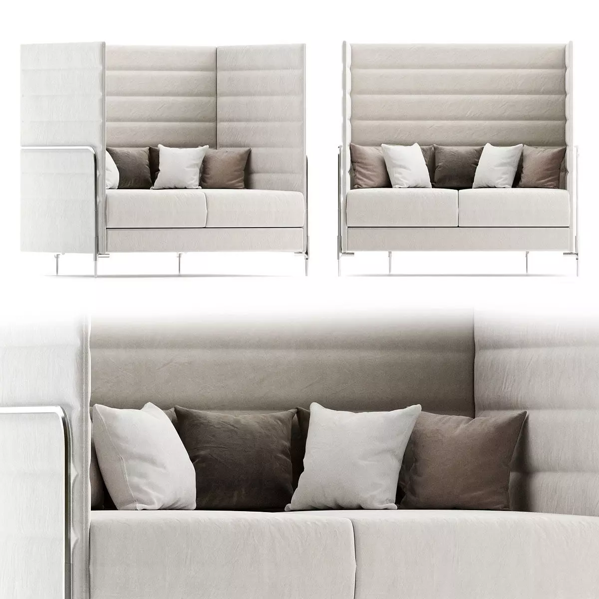 PRIVACY SOFA 3d model Low-poly 3D model_0