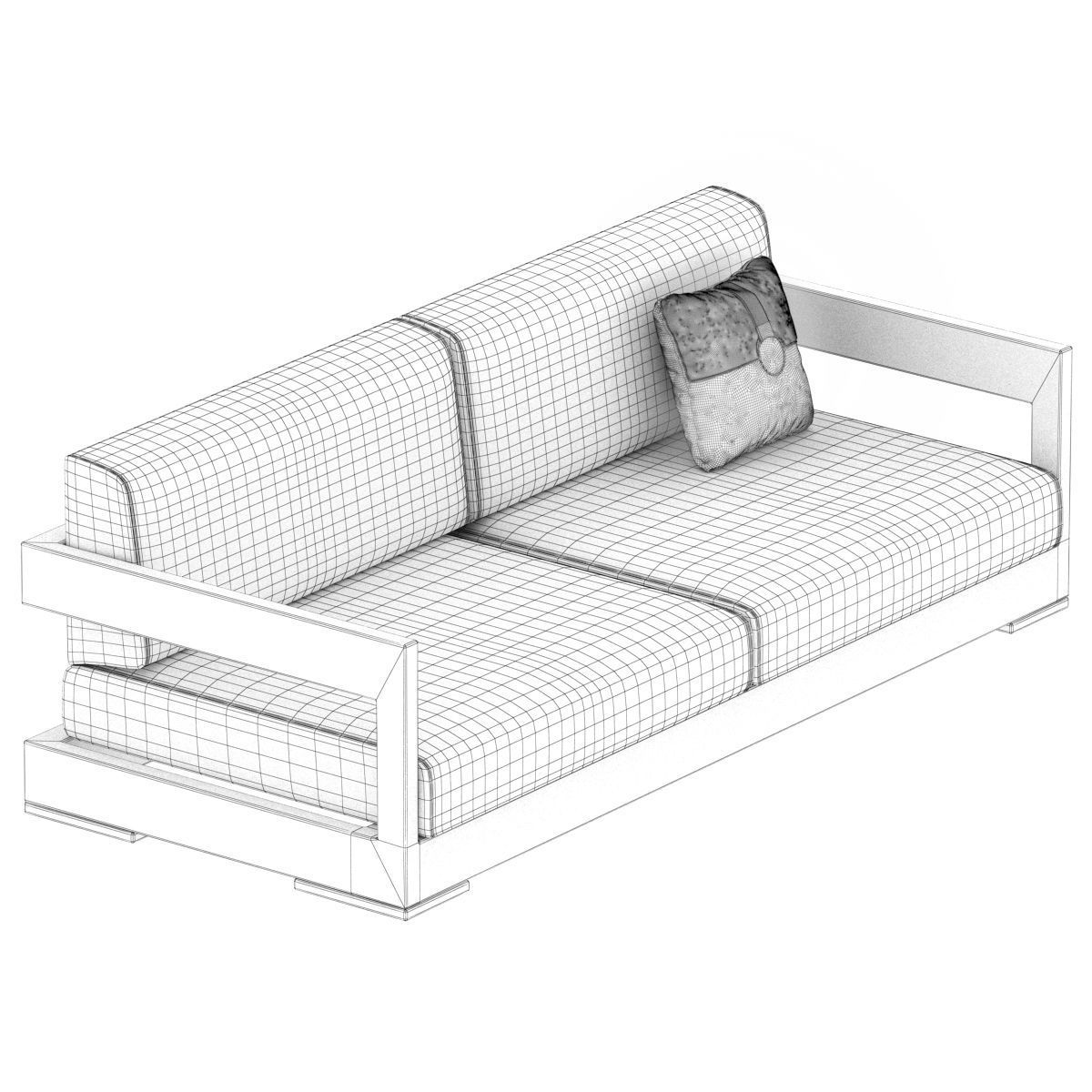 Resultado Sofa 3d model Low-poly 3D model_1