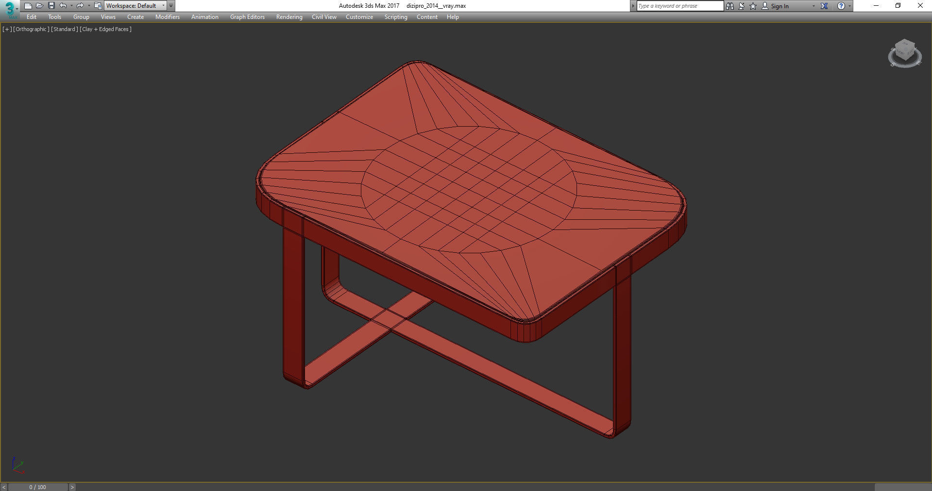 SET OF 3 STONE COFFEE TABLES 3d model Low-poly 3D model_2