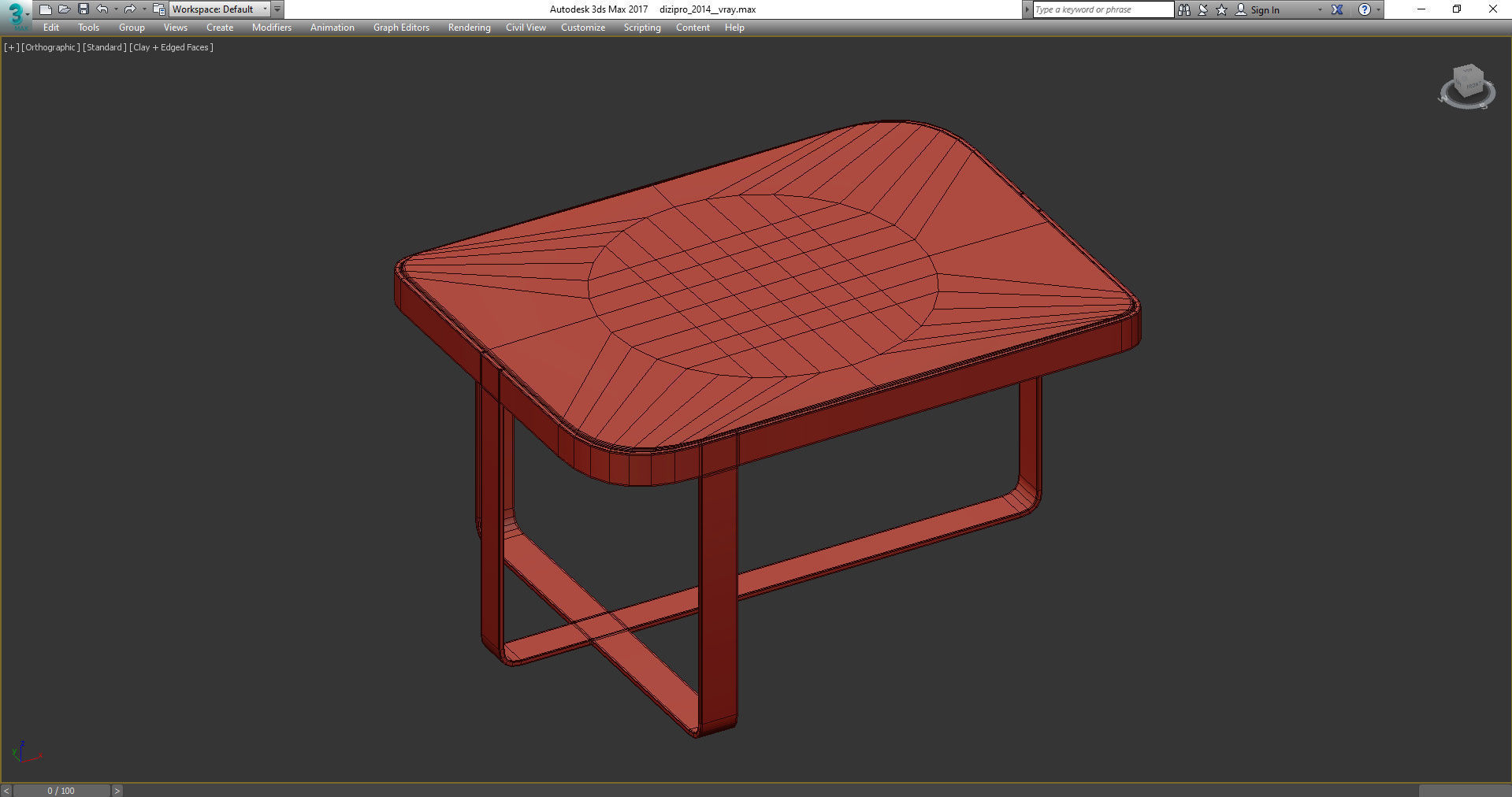 SET OF 3 STONE COFFEE TABLES 3d model Low-poly 3D model_4