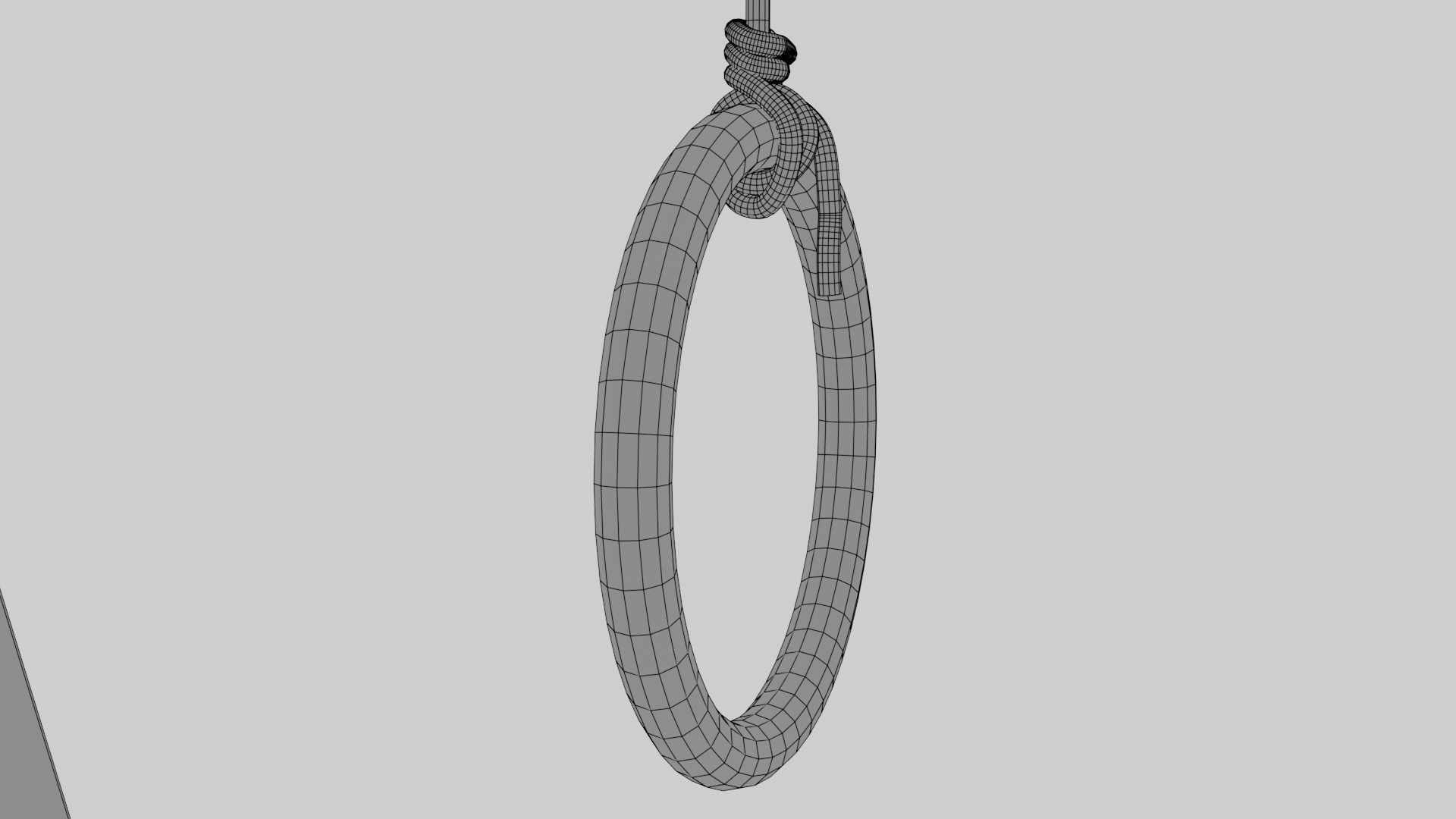 Wooden outdoor swing set with slide 3D model_18