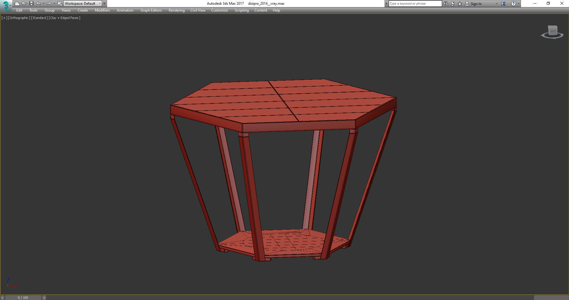 RAY COFFEE TABLE 3d model Low-poly 3D model_4