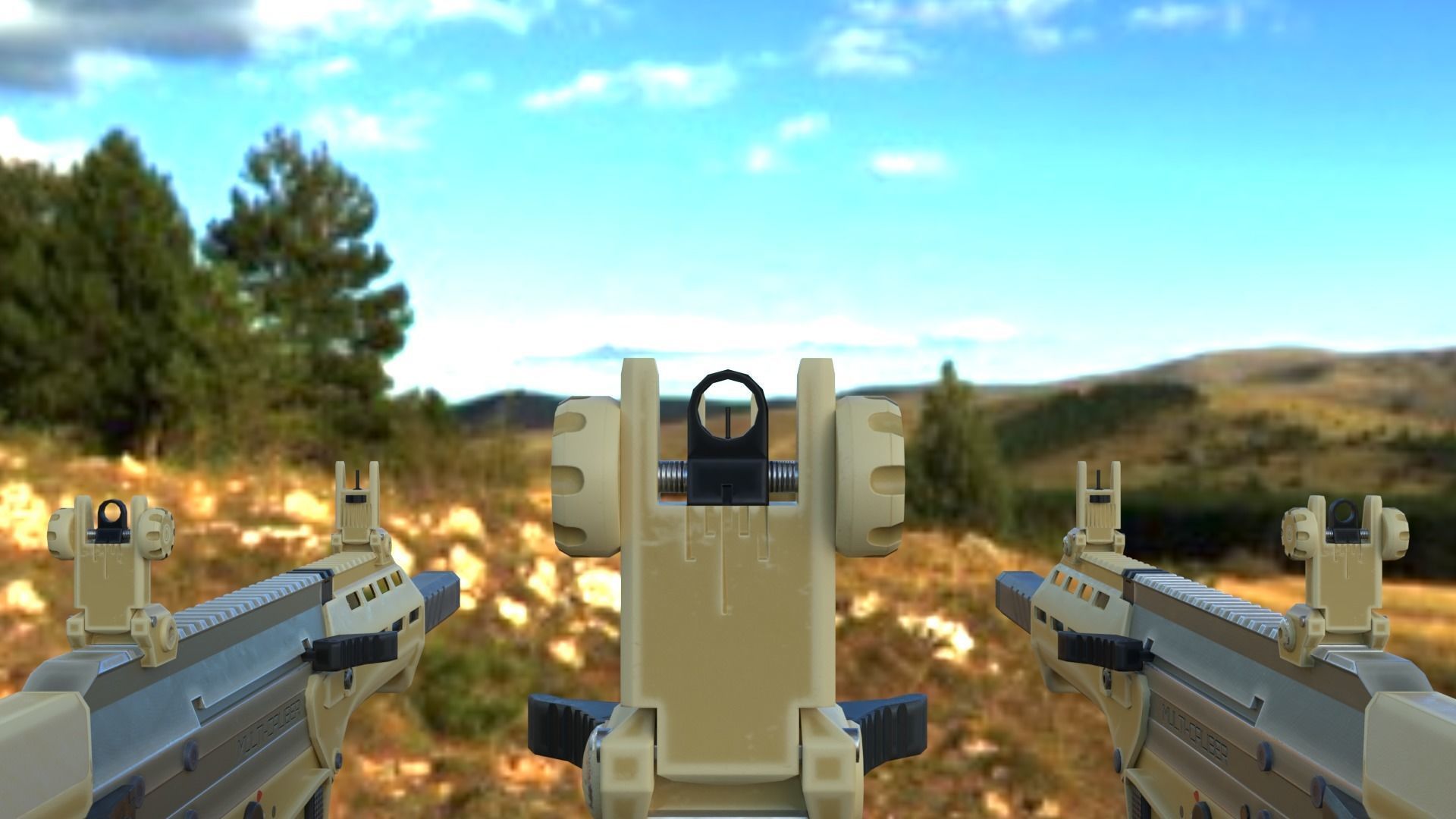 Modular Bullpup Rifle- Standard Variant   Low-poly 3D model_12