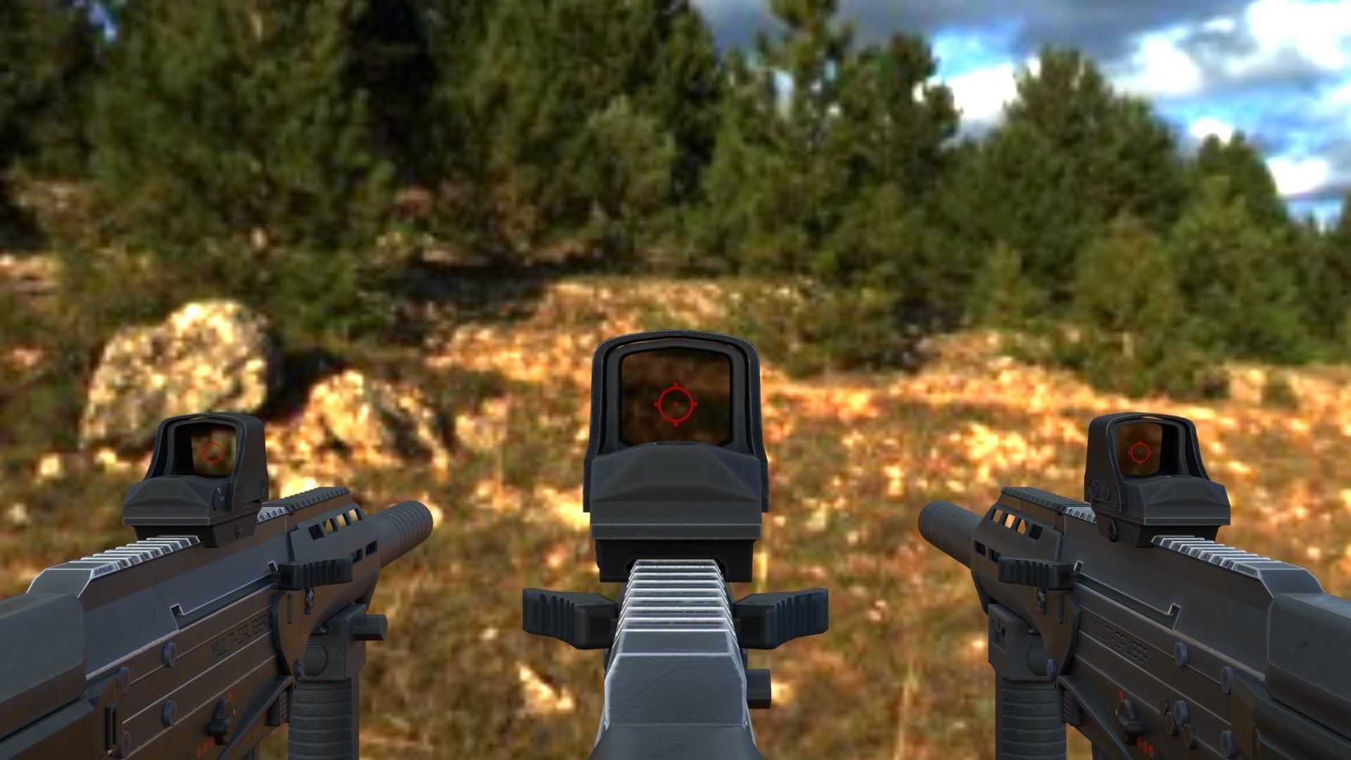 Modular Bullpup Rifle- Standard Variant   Low-poly 3D model_15