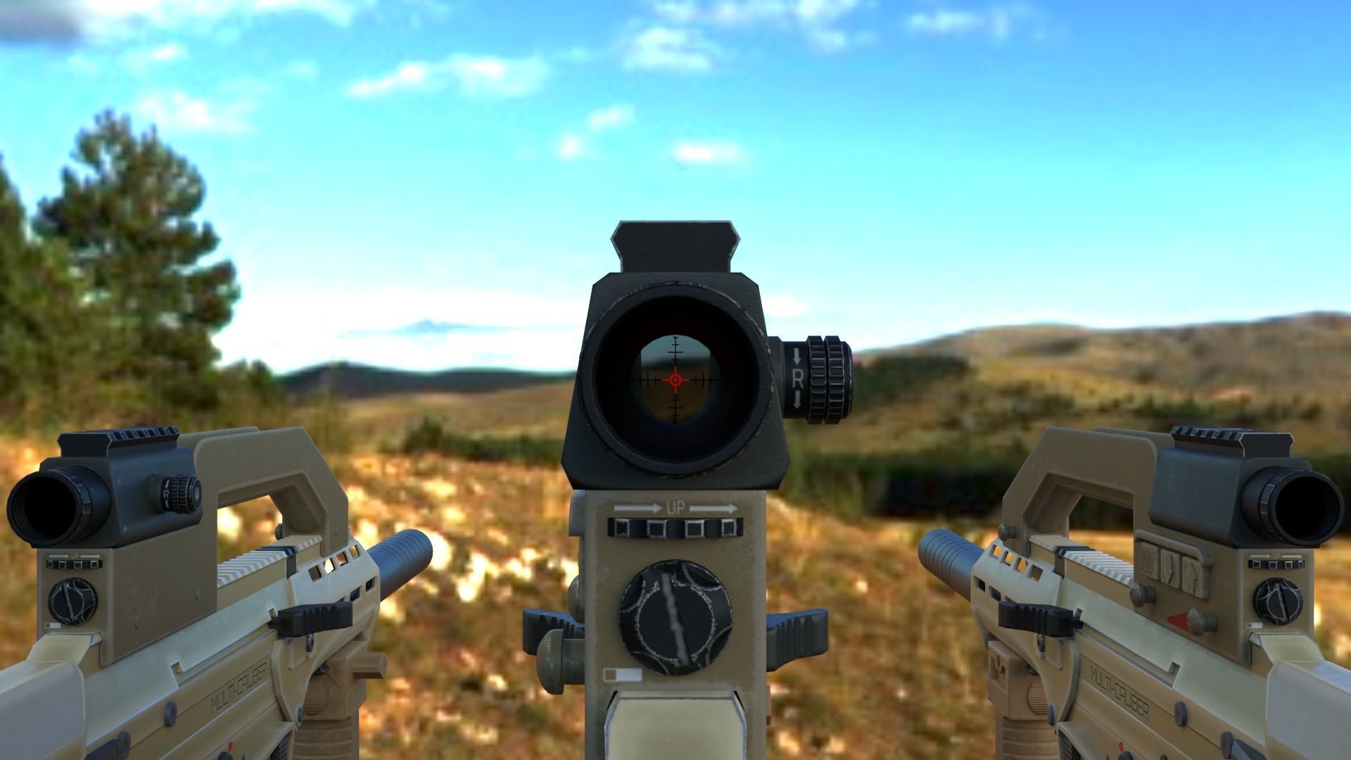 Modular Bullpup Rifle- Standard Variant   Low-poly 3D model_13