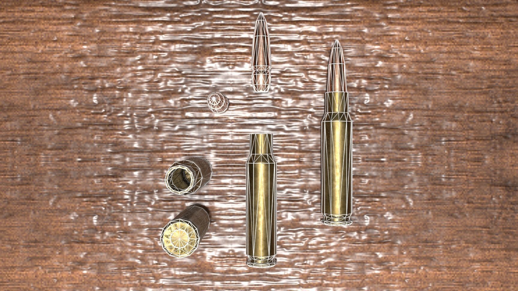 Modular Bullpup Rifle- Standard Variant   Low-poly 3D model_74