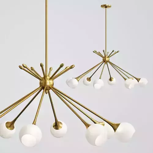 Mid-Century 8 Light