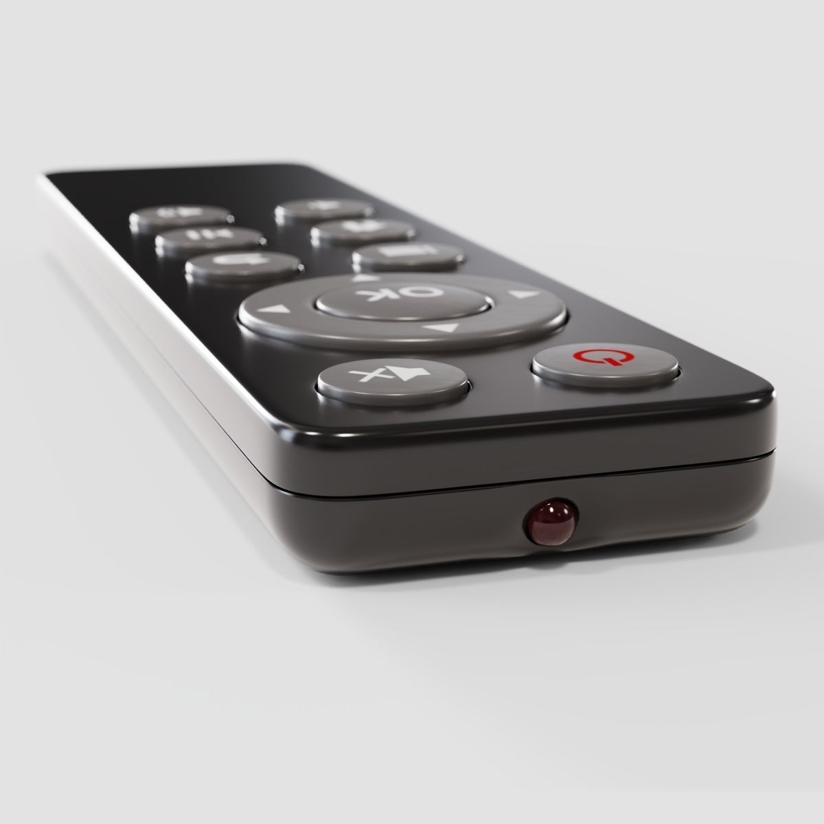 TV Remote 3D model_1