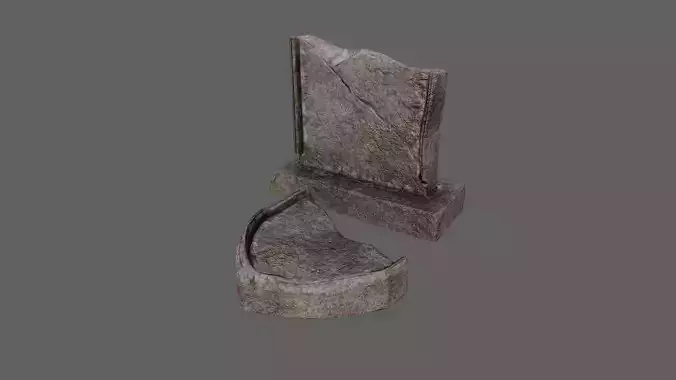 Tombstone PBR asset