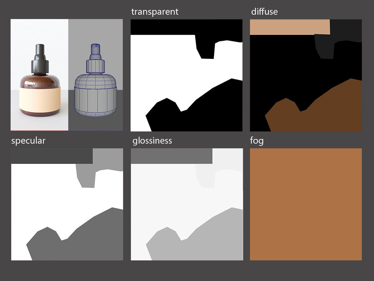 Body Care Set Small 3D model_8