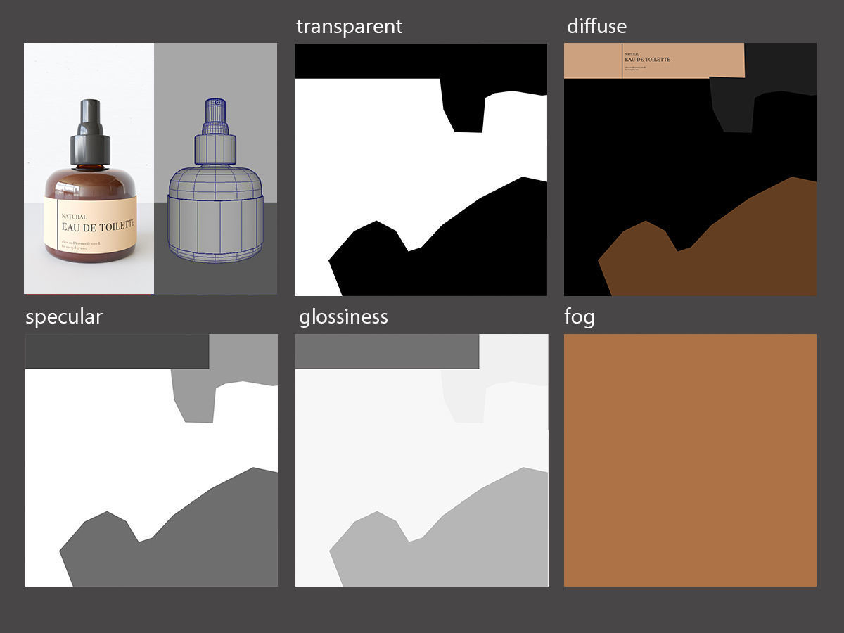 Body Care Set Small 3D model_7