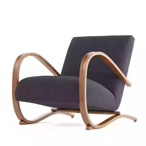 Curved arm Sugar armchair