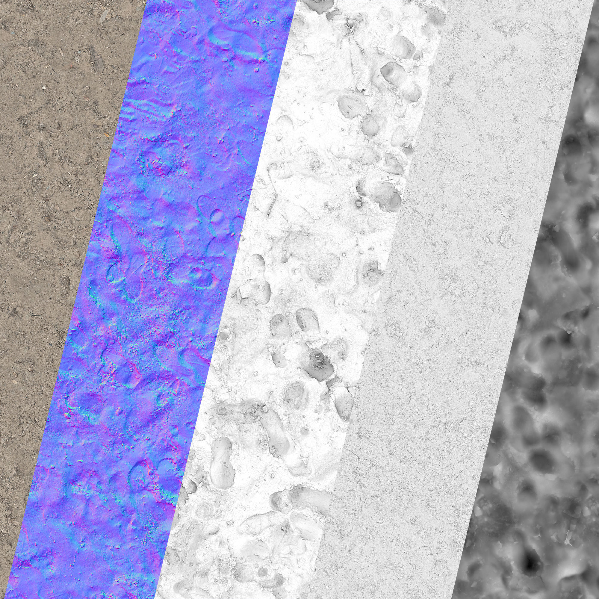 Ultra realistic Sand Scan 3D model_10