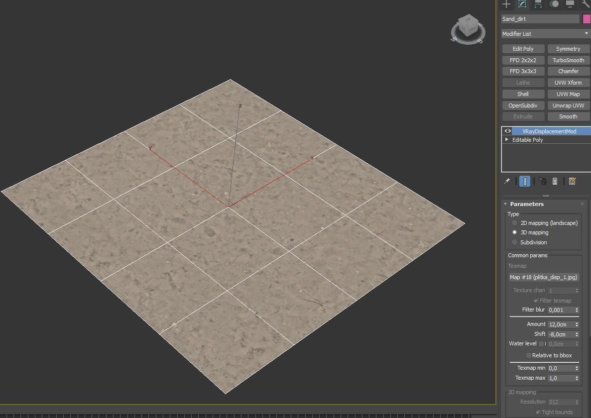 Ultra realistic Sand Scan 3D model_5