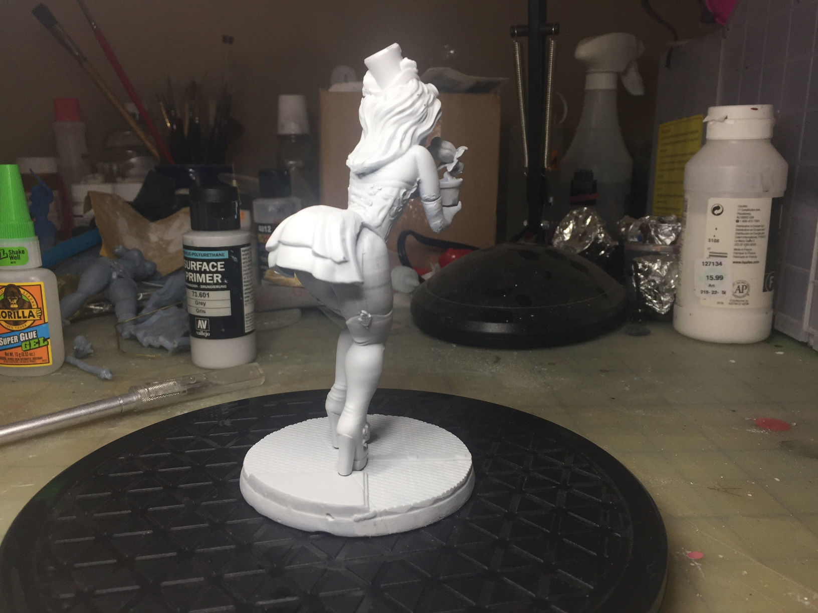 Poison Ivy Steampunk Pinup 3D print model_32