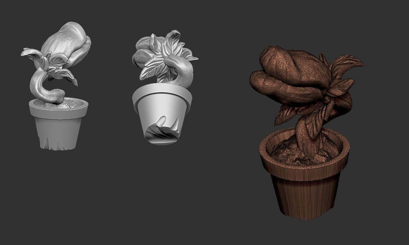 Poison Ivy Steampunk Pinup 3D print model_14