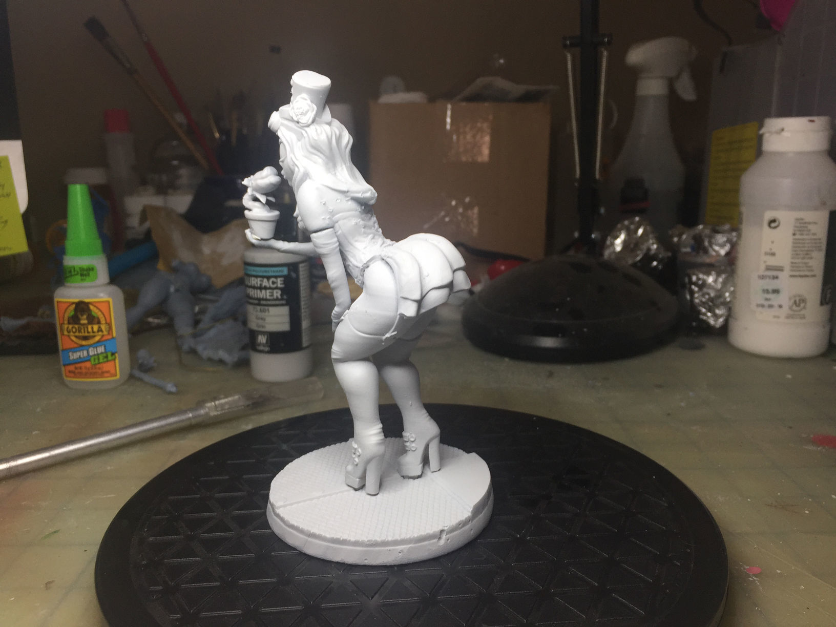 Poison Ivy Steampunk Pinup 3D print model_31