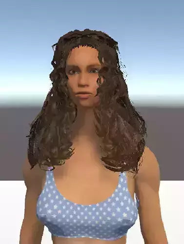 Unity Humanoid Model Female 011 Free 3D model