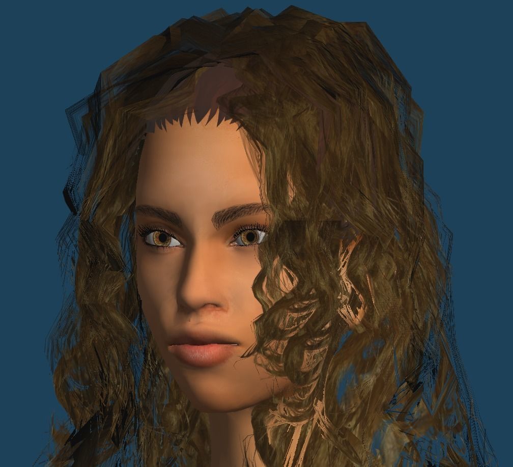 Unity Humanoid Model Female 011 Free 3D model_4