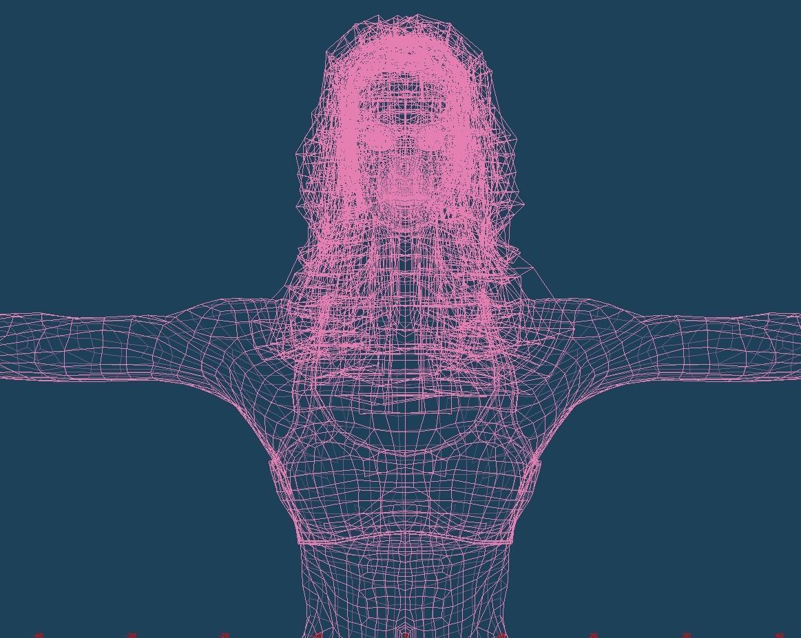 Unity Humanoid Model Female 011 Free 3D model_2