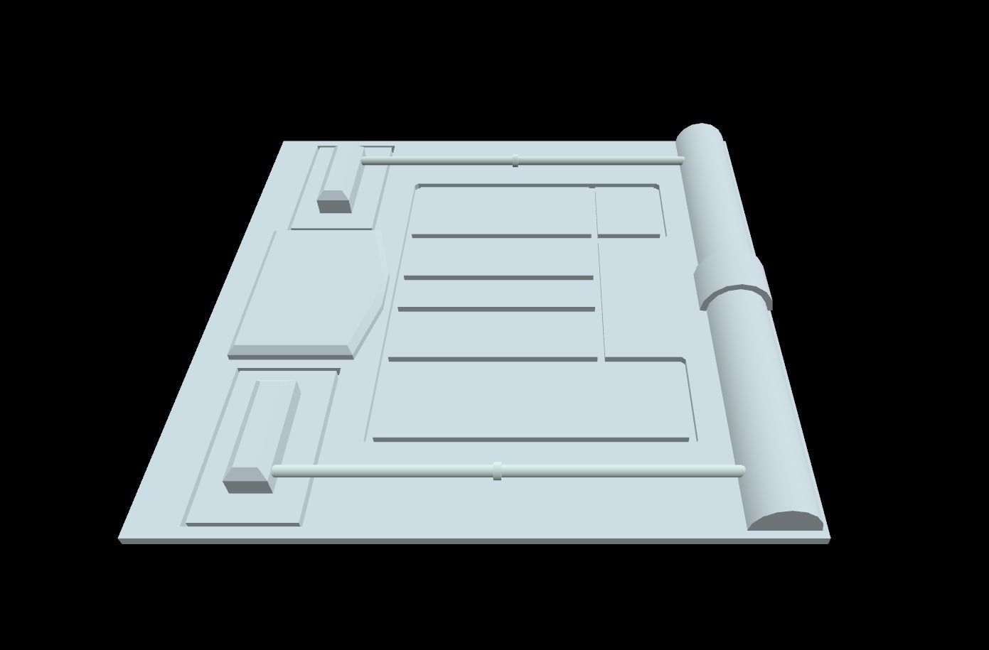 Sci-fi Panel Pack Low-poly 3D model_4