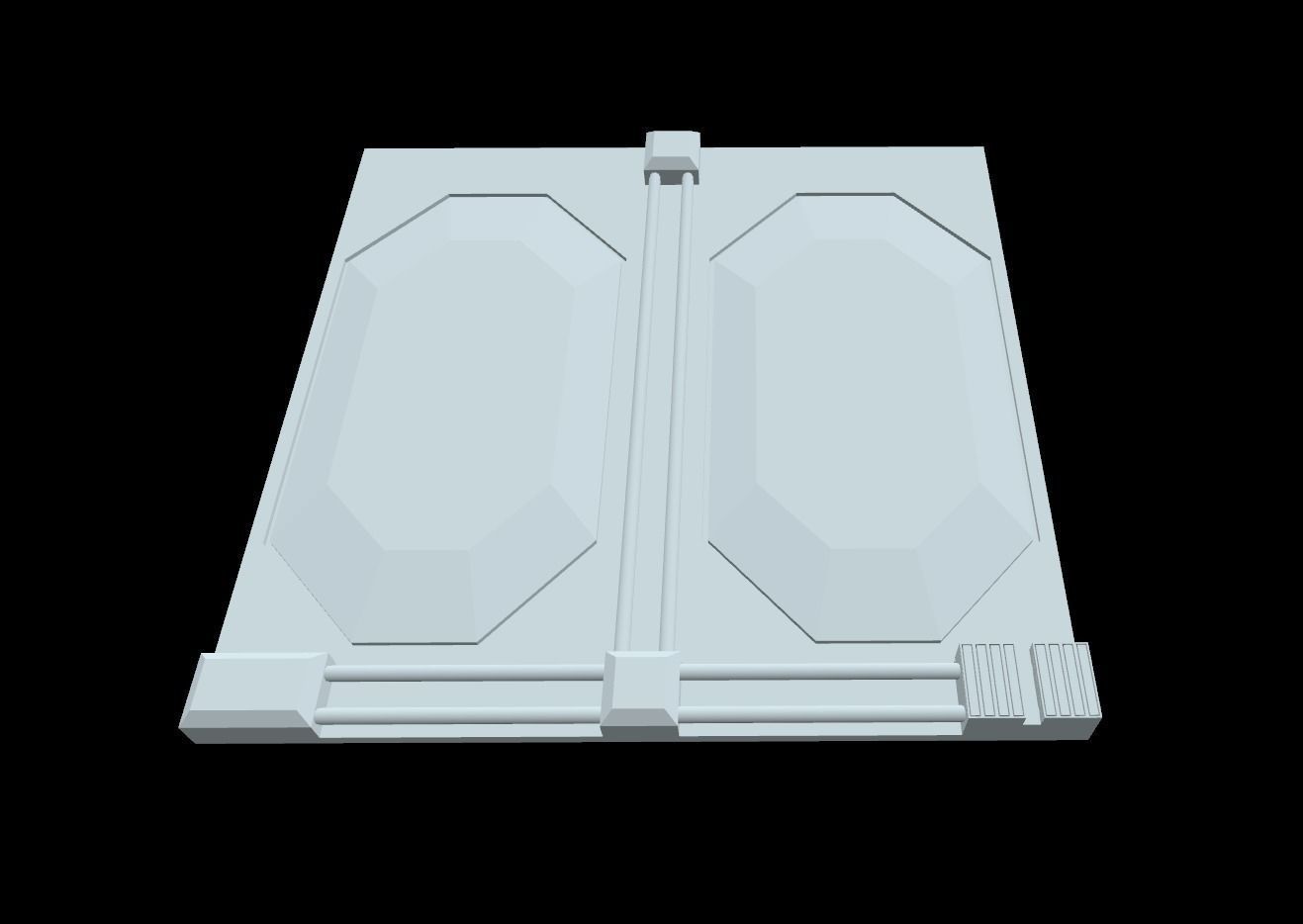 Sci-fi Panel Pack Low-poly 3D model_5