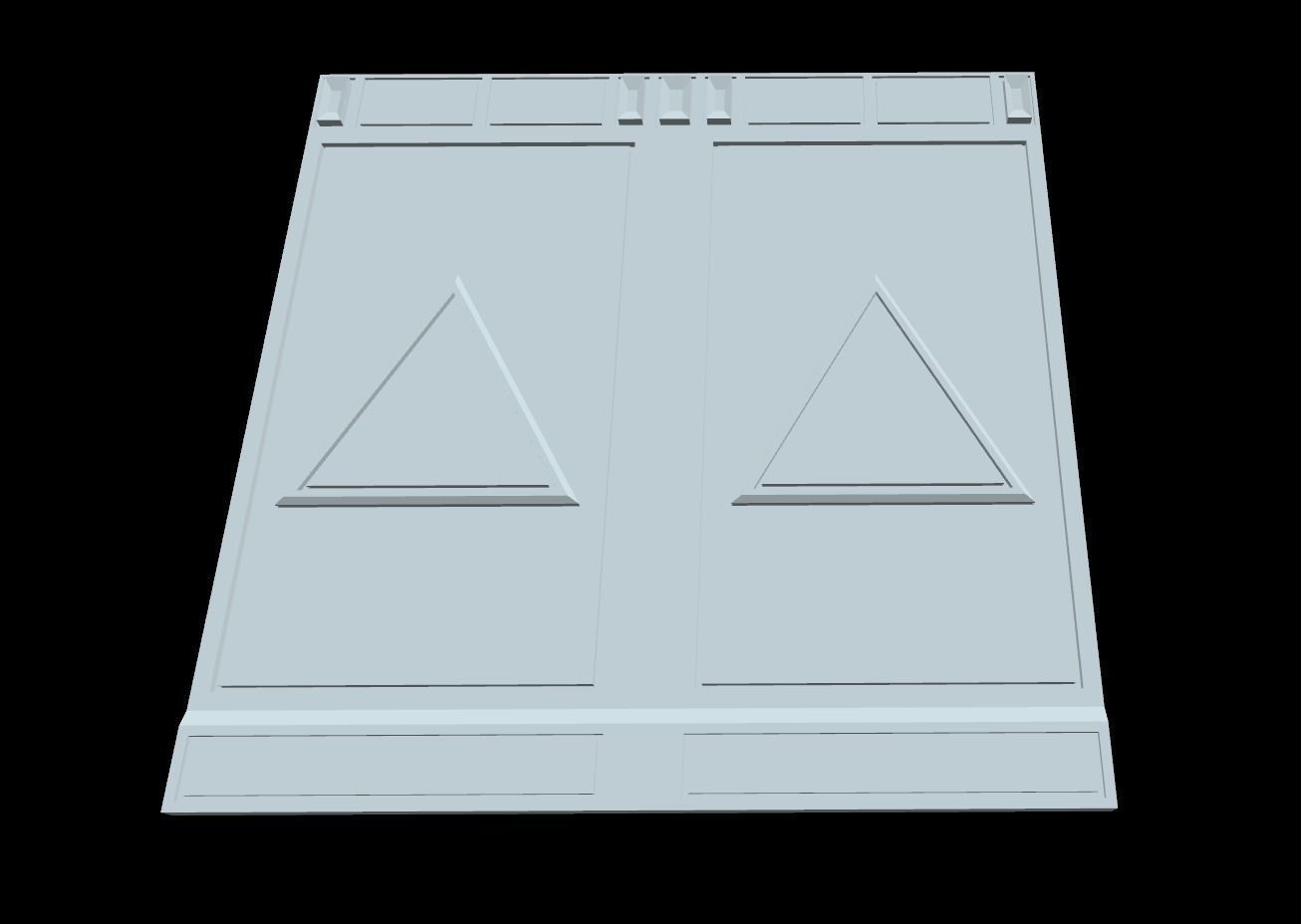 Sci-fi Panel Pack Low-poly 3D model_8