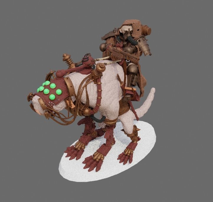 Dark Mech Rat Riders 3D print model_5