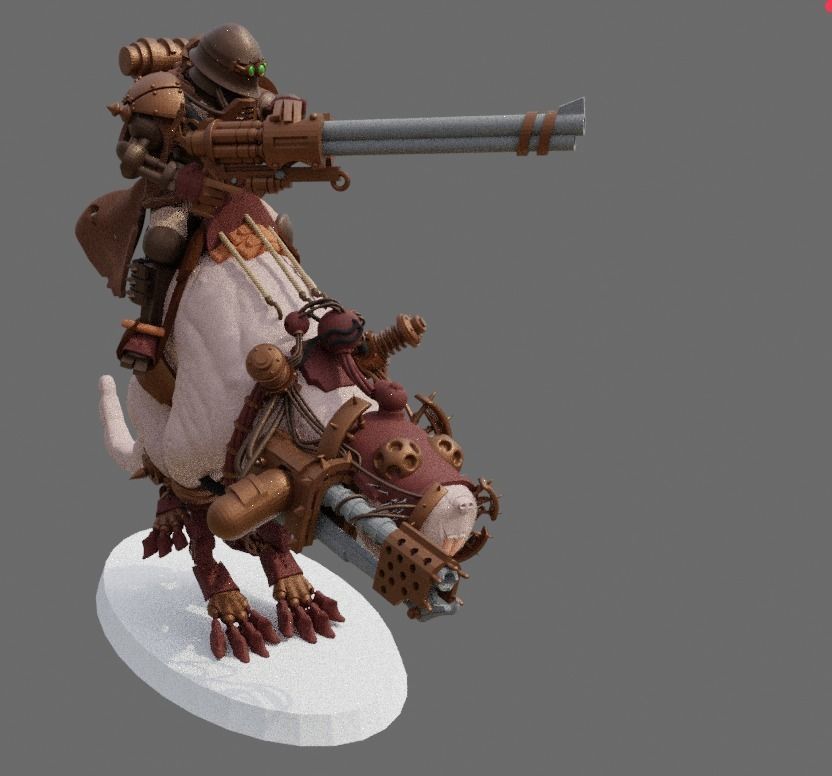 Dark Mech Rat Riders 3D print model_10