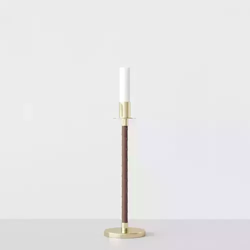 Candleholder Leather 3D model