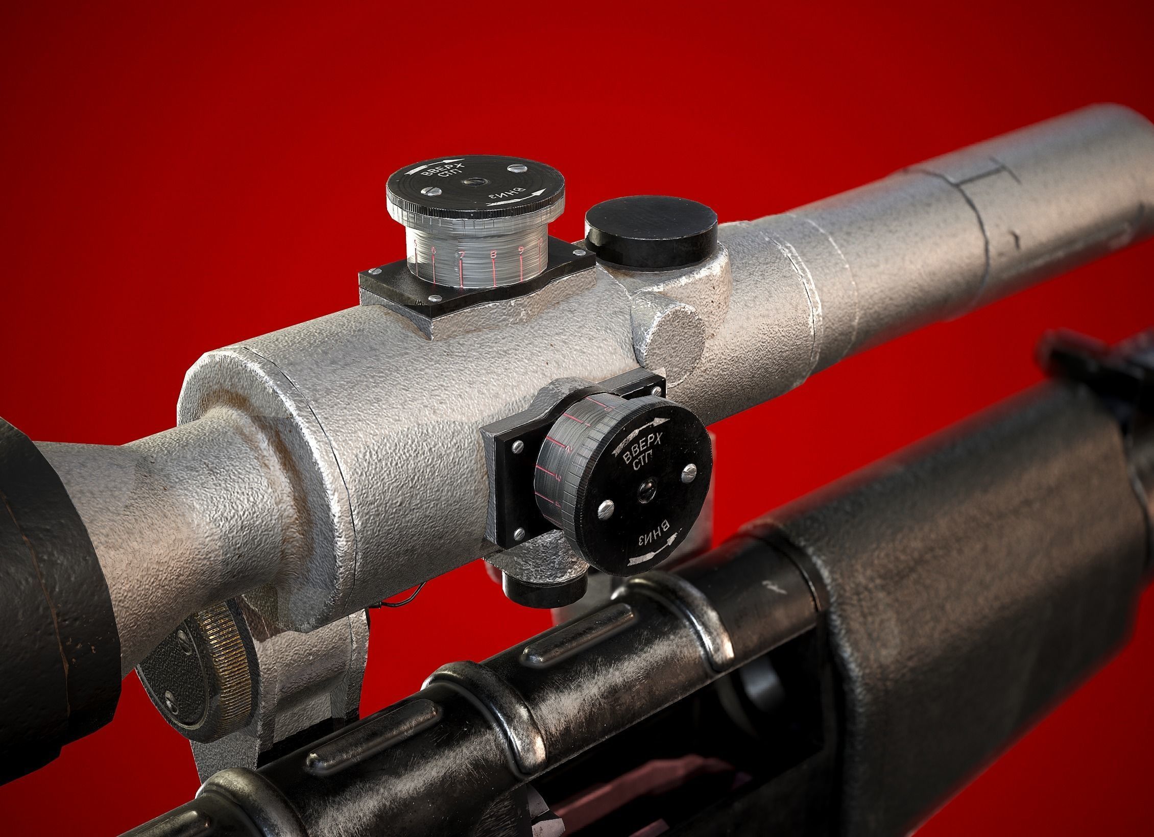 VSS Vintorez Low-poly 3D model_6