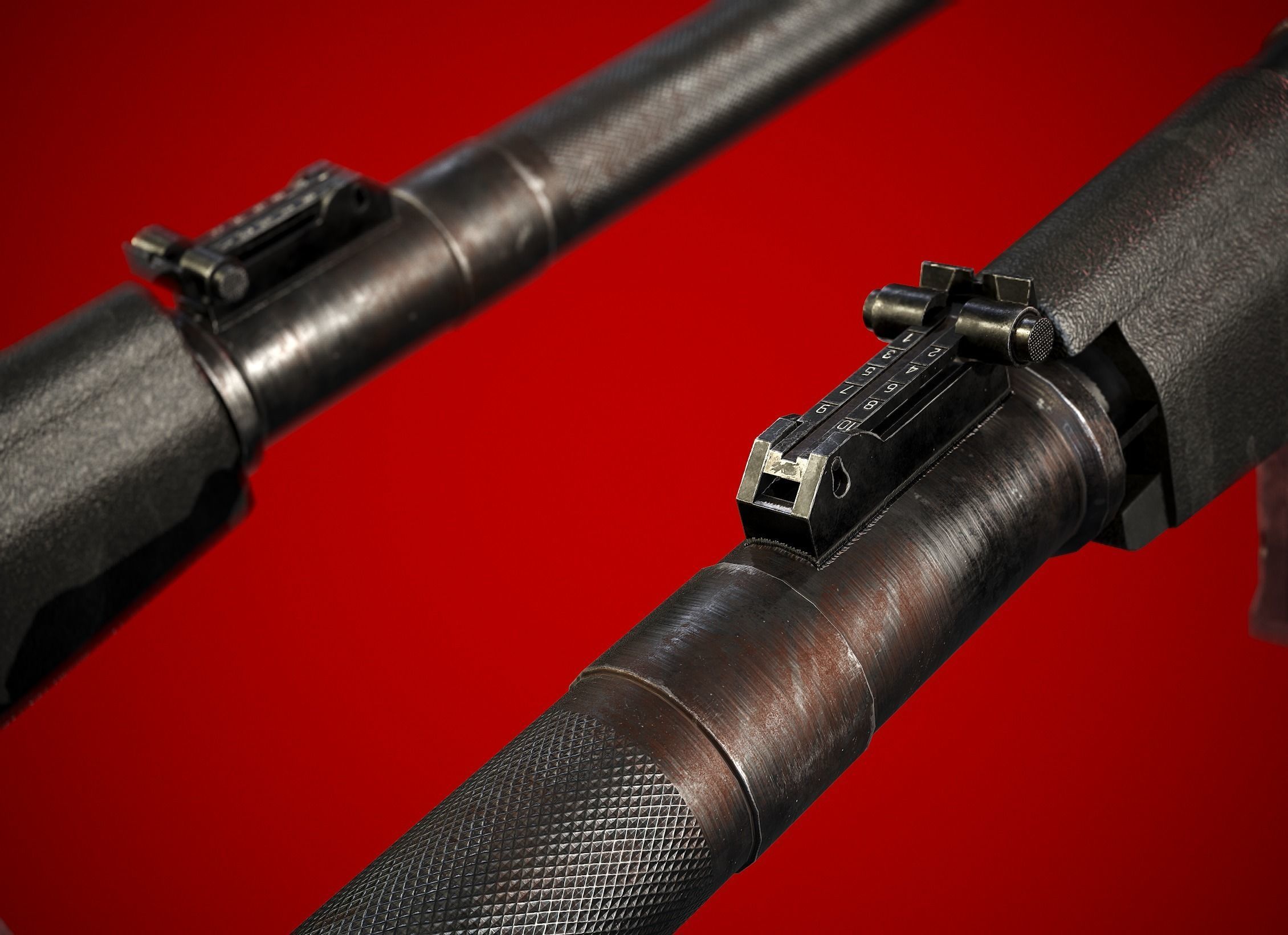 VSS Vintorez Low-poly 3D model_11