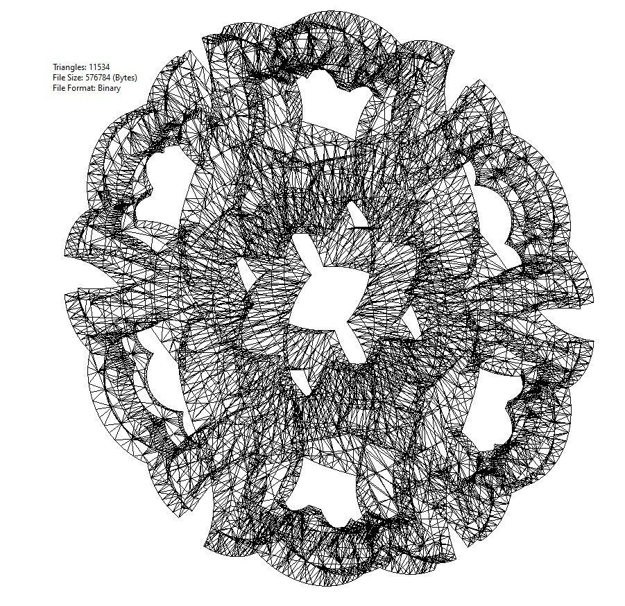 Double sided arabian pattern  pendants and earrings  3D print model_23