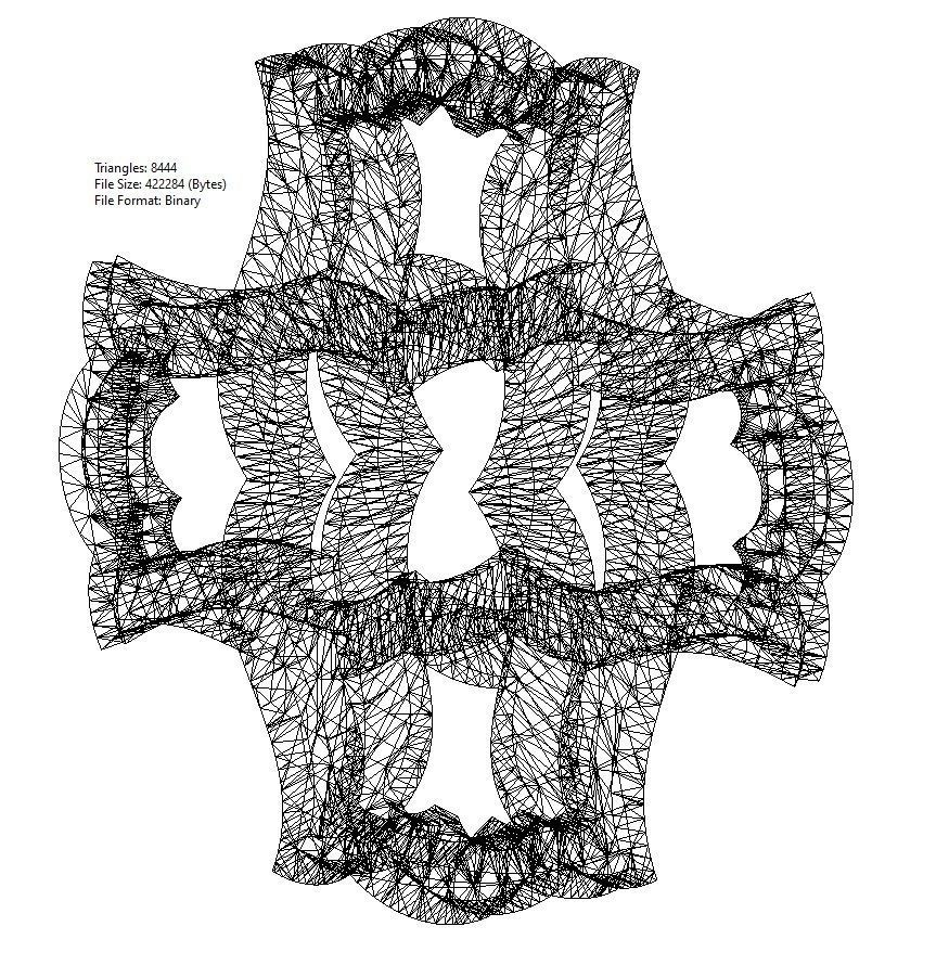 Double sided arabian pattern  pendants and earrings  3D print model_22