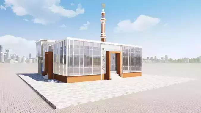 Mosque Konsultan Properti Indonesia 1 3D model