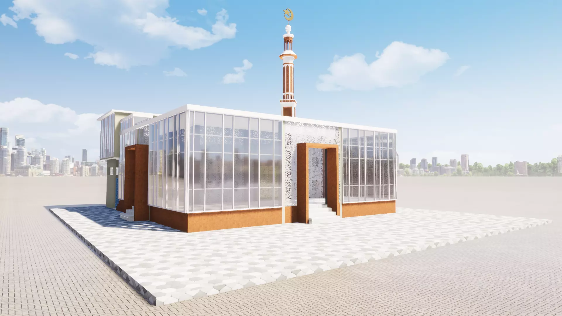 Mosque Konsultan Properti Indonesia 1 3D model