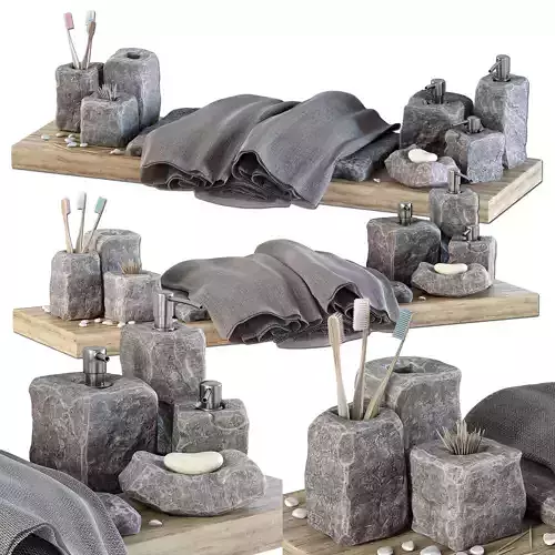 Batroom decor stone soap n2