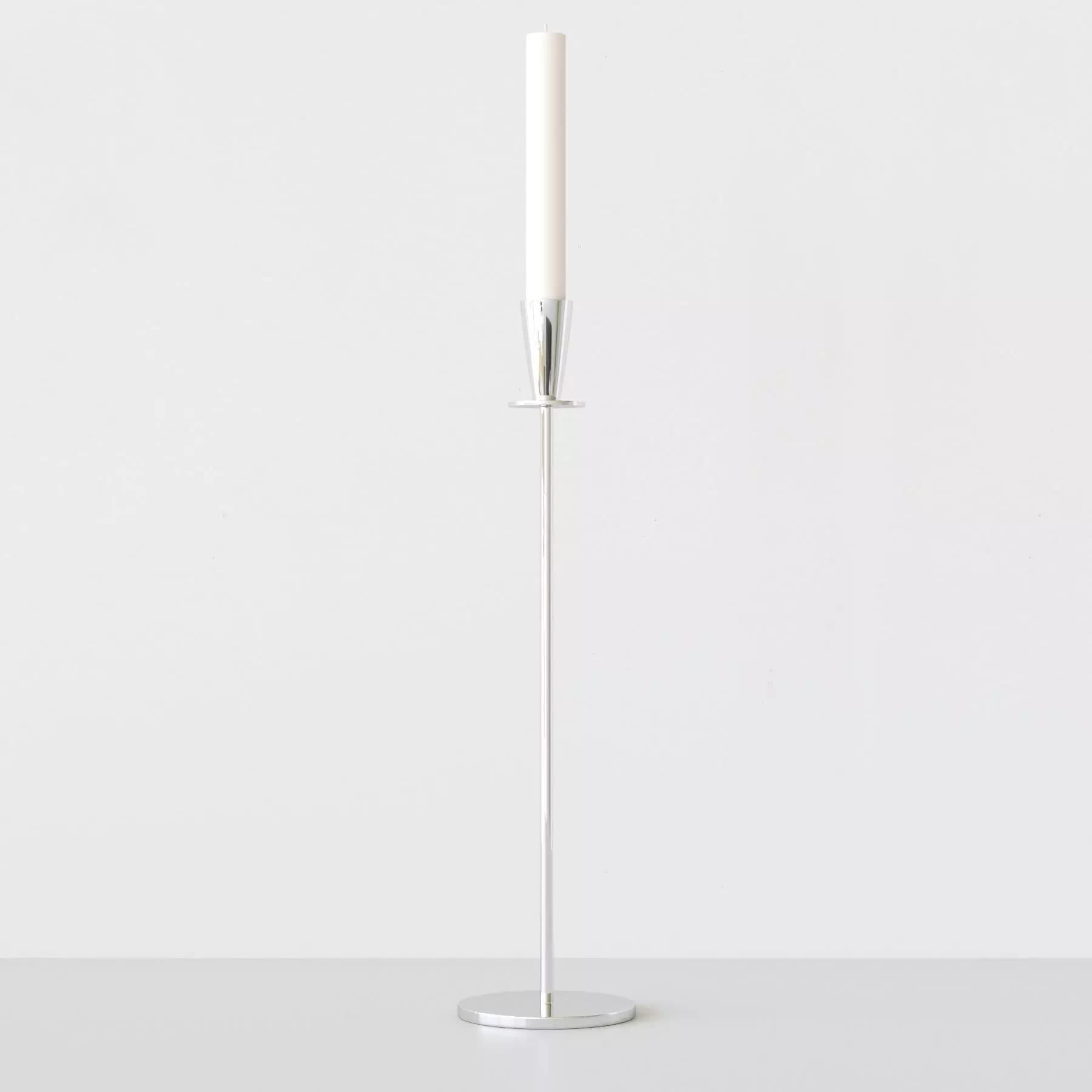 candleholder tall 3D model_0