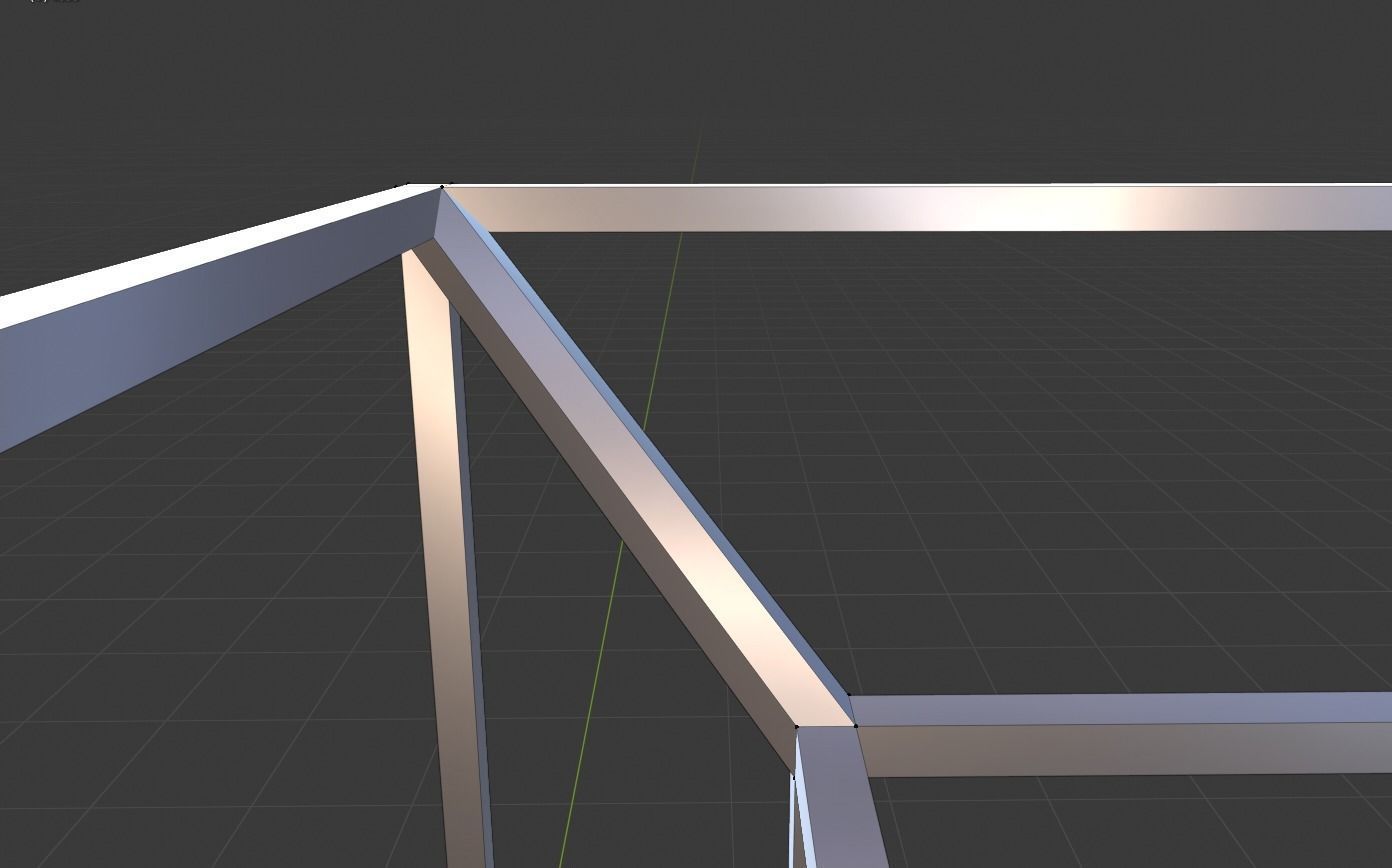 Tesseract metal cube 3D print model_1