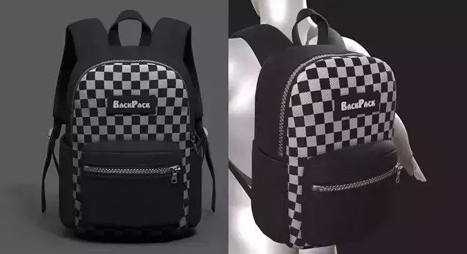 Backpack bag baggage Color 3d pockets 