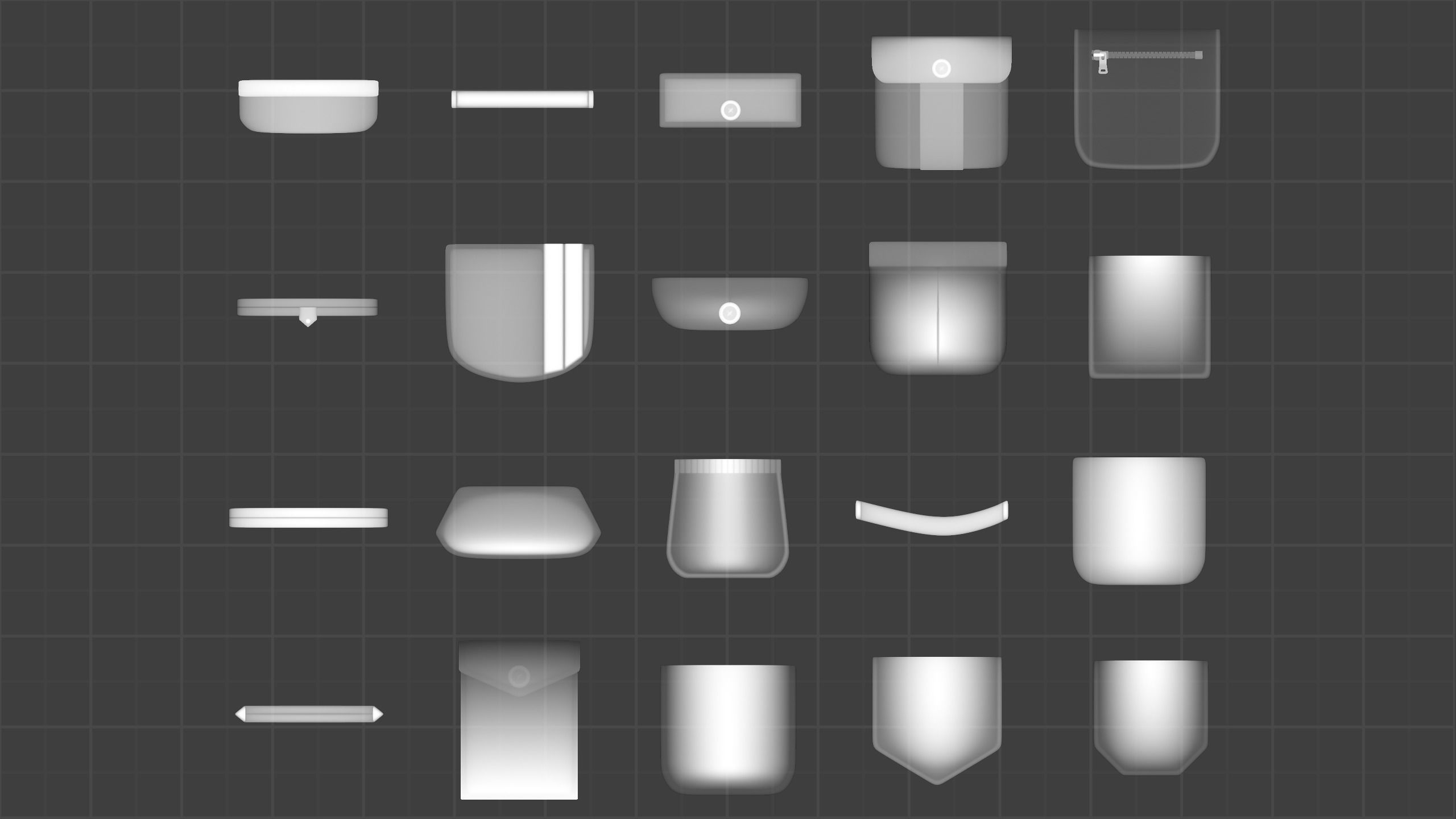 Pockets Low-poly 3D model_7