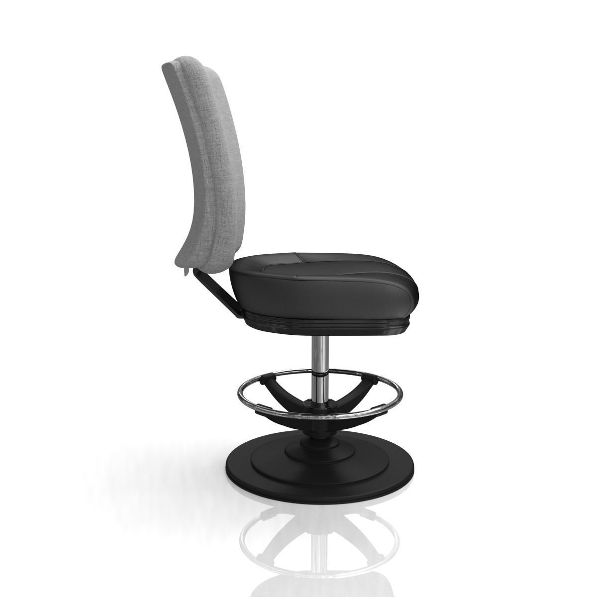 Neptune Bar Stool 3D model_7