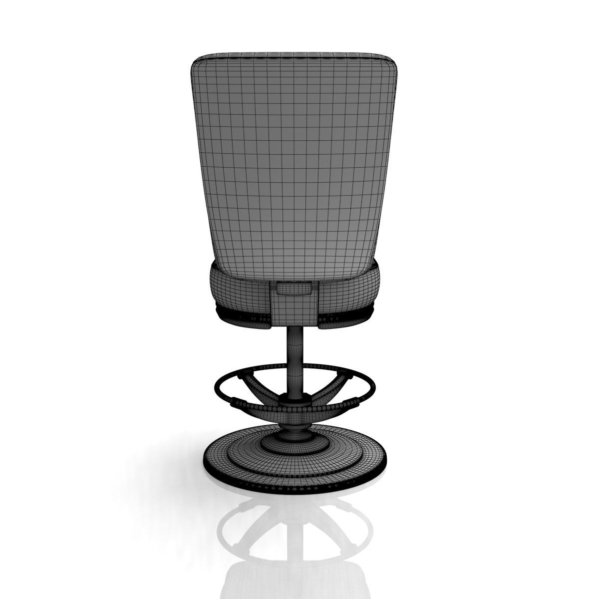 Neptune Bar Stool 3D model_14